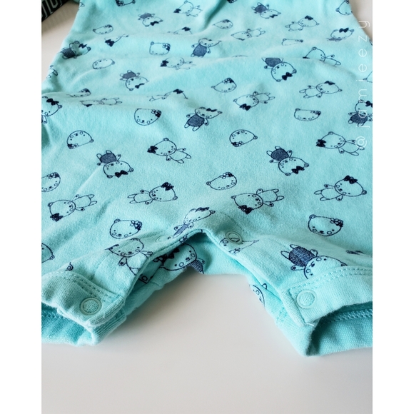 Tiny Little Wonders | Cap Sleeve Shorts Onesie - Picture 4 of 6